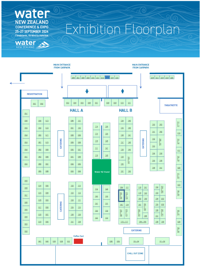 Exhibition Floor Plan Water New Zealand